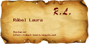 Rábel Laura névjegykártya